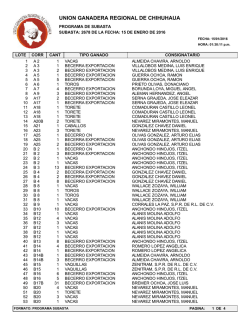 UNION GANADERA REGIONAL DE CHIHUHAUA