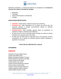 Estimados postulantes, a continuaci&oacute;n dejamos