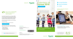 Calendario de cursos 2016