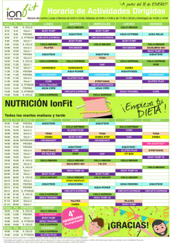 nuevos horarios