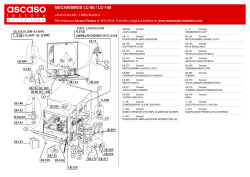 LAVAVAJILLAS / LINEA BLANCA / MECANISMOS LC-80 / LC-140