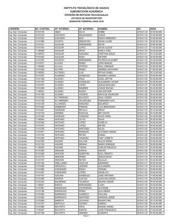 Ingenier&iacute;a en Sistemas Computacionales