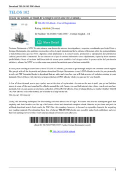 TELOS 102 PDF eBook - Selfbook.download