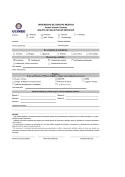 Boleta de solicitud de servicios - Universidad de Ciencias M&eacute;dicas