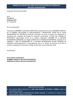 Modelo Solicitud Revisor de Formato