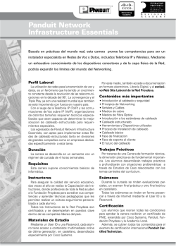 Panduit Network Infrastructure Essentials