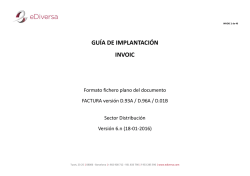 GU&Iacute;A DE IMPLANTACI&Oacute;N INVOIC