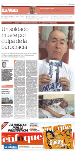 Un soldado muere por culpa de la burocracia