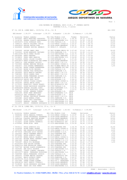 Liga Navarra de Promesas, XXIX JDN, 3&ordf; Jornada Alev&iacute;n