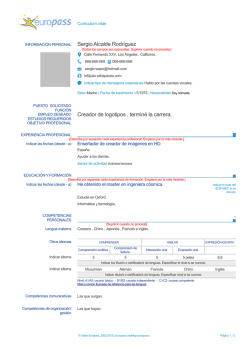 Europass CV - inf4julio