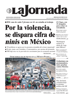 la portada en PDF - La Jornada