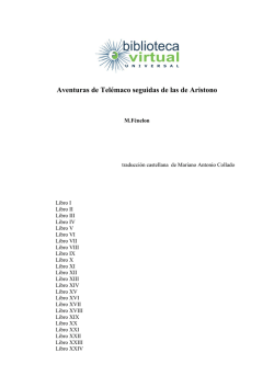 Aventuras de Tel&eacute;maco