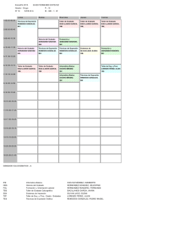 Horario - Grupo EASD FERNANDO ESTEVEZ N&ordm; 10 1CFM-WA M