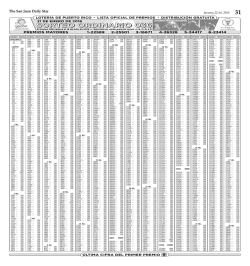 Lotto - The San Juan Daily Star