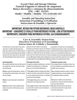 important, retain for future reference: read carefully