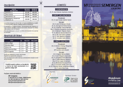 Inscripci&oacute;n Reservas de Hotel COMIT&Eacute;S