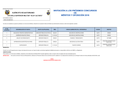 planificaci&oacute;n 2016 - Escuela Superior Militar Eloy Alfaro