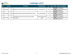 Cat&aacute;logo 2016 - Tienda Amplitud