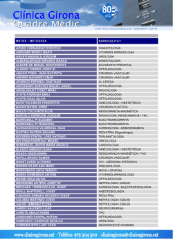 Quadre M&egrave;dic per ordre alfab&egrave;tic en pdf