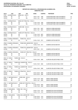 Escuela Profesional de Ing. Pesquer&iacute;a - Oagra-Unac