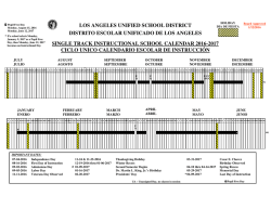 los angeles unified school district distrito escolar unificado de los