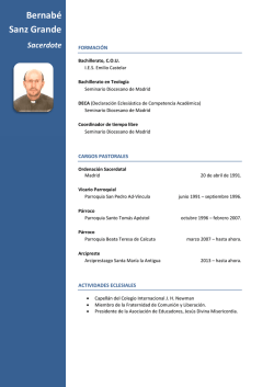 Bernab&eacute; Sanz Grande - Madrid