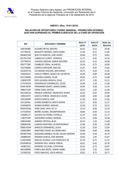 Anexo I (P) - Agencia Tributaria