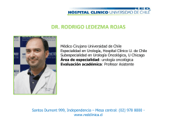 dr. rodrigo ledezma rojas - Hospital Cl&iacute;nico Universidad de Chile