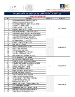 ingenier&iacute;a en sistemas computacionales