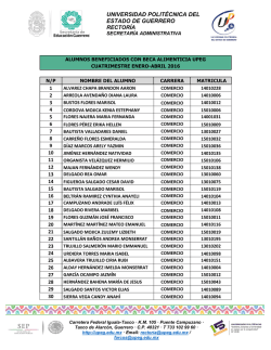 UNIVERSIDAD POLIT&Eacute;CNICA DEL ESTADO DE GUERRERO