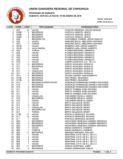 UNION GANADERA REGIONAL DE CHIHUHAUA