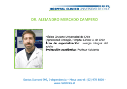 dr. alejandro mercado campero - Hospital Cl&iacute;nico Universidad de