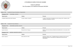 Listado de Tesis en Publicidad - Universidad Complutense de Madrid