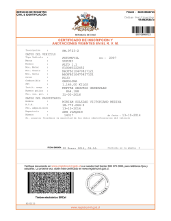 certificado de inscripcion y anotaciones vigentes