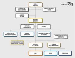 Organigrama - Grupo ICE