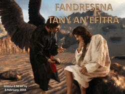 Ny anarana hoe JESOSY