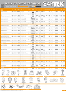 Datos T&eacute;cnicos