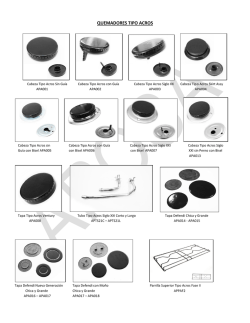 QUEMADORES TIPO ACROS