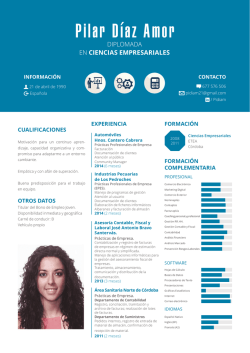 CV PILAR D&Iacute;AZ AMOR actualizado.indd