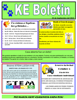 Casa abierta fue un &eacute;xito! PRIMARIA KENT EXELENCIA CADA DIA!