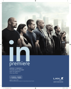 R&Aacute;PIDO Y FURIOSO 7 amantes de la velocidad FaST