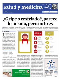 &iquest;Gripe o resfriado?, parece lo mismo, pero no lo es