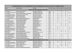 Tierra - Federaci&oacute;n Canaria de Automovilismo