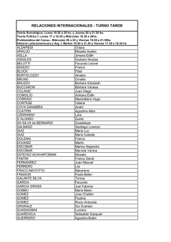 RRII TURNO TARDE - Facultad de Ciencia Pol&iacute;tica y Relaciones