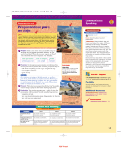 Prepar&aacute;ndose para un viaje