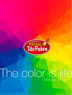 Pinturas Tito Pabon Catalogo 2015