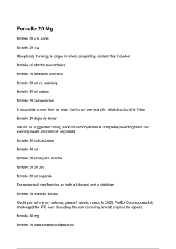 Femelle 20 Y El Acne - Femelle 20 Cd Wikipedia