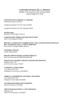 Gu&iacute;a Protocolar - Armada Nacional