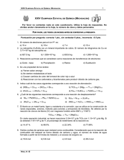 Examen de qu&iacute;mica general