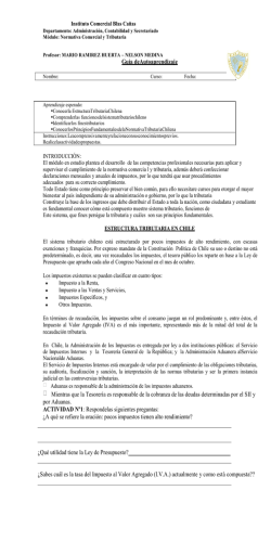 Gu&iacute;a deAutoaprendizaje Mientras que la Tesorer&iacute;a es responsable